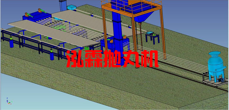 鋼管內(nèi)壁噴砂除銹拋丸機(jī)設(shè)備 鋼管內(nèi)壁噴砂除銹拋丸機(jī)設(shè)備
