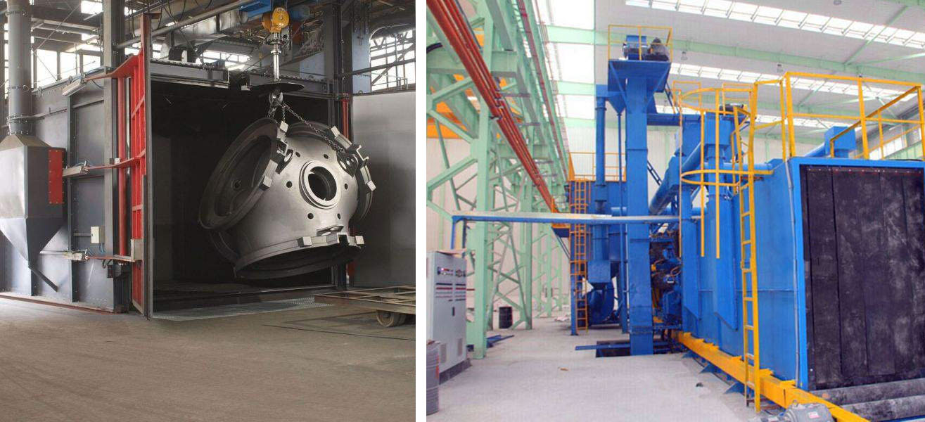 拋丸機(jī)操作現(xiàn)場 拋丸機(jī)操作現(xiàn)場