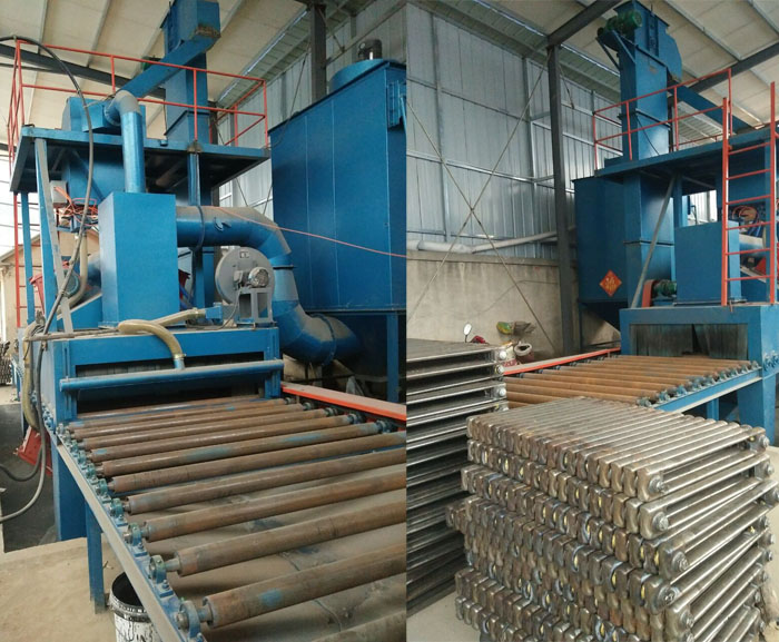 使用過(guò)程當(dāng)中的拋丸機(jī) 使用過(guò)程當(dāng)中的拋丸機(jī)