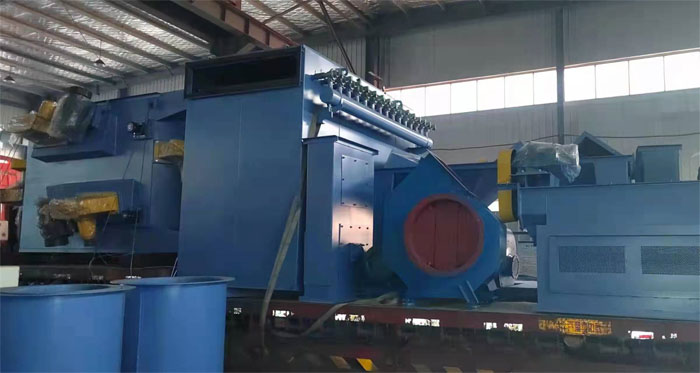 輥道通過(guò)式拋丸機(jī)發(fā)往新疆烏魯木齊